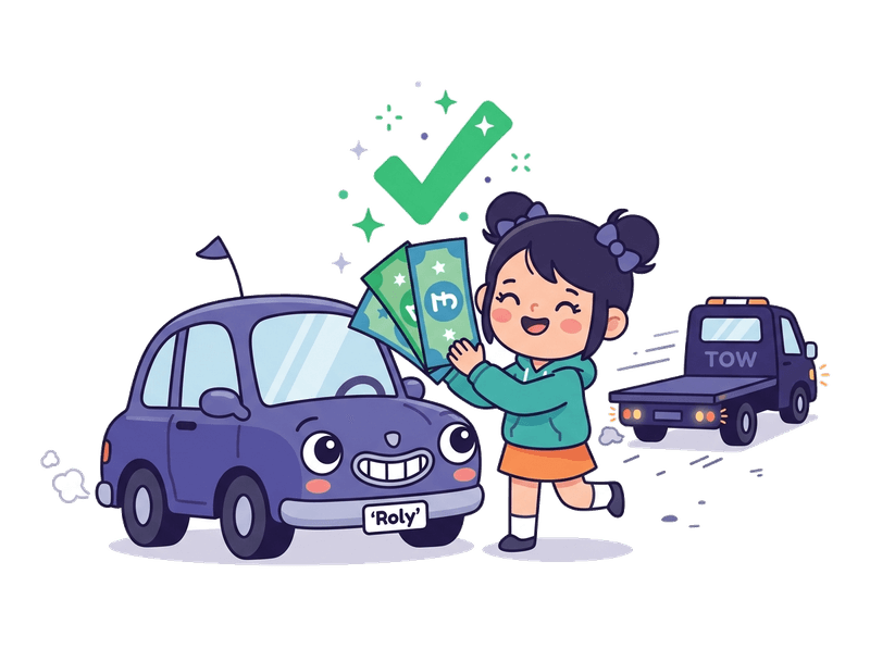 Step 4: Get Paid — Bank transfer on collection in Penge & Anerley. No waiting, no chasing. The money is yours before we drive away with your old car.